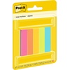 image:imagePostit Page Markers Assorted Colors 12 in x 2 in 50 SheetsPad 5 PadsPack 6705AF05 x 2 in