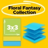image:imagePostit Popup Notes 12 Sticky Note Pads 3 x 3 in School Supplies Office Products Accordion Sticky Notes Work with PopUp Note Dispenser Floral Fantasy Collection3 x 3 Pack of 6