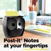 image:imagePostit Popup Notes Dispenser 3 in x 3 in Black Base Clear Top 6Pack139 x 68
