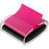 image:imagePostit Popup Notes Dispenser 3x3 in Black Base Clear Top Pack Includes Dispenser and a 45Sheet Pad of Popup Notes WD330BK2