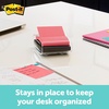 image:imagePostit Popup Notes Dispenser 3x3 in Black Base Clear Top Pack Includes Dispenser and a 45Sheet Pad of Popup Notes WD330BK6