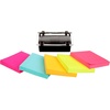 image:imagePostit Sheet Super Sticky Note and Dispenser Value Pack 3 in x 3 in 12 Pads Assorted Colors DS330SSVA12 Pads per Pack