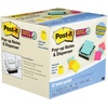 image:imagePostit Sheet Super Sticky Note and Dispenser Value Pack 3 in x 3 in 12 Pads Assorted Colors DS330SSVA12 Pads per Pack