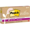 image:imagePostit Super Sticky 100 Recycled Popup Notes 3 in x 3 in 70 Sheets 6 Pads Wanderlust Collection Back to School Supplies and Office Products3 x 3