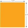 image:imagePostit Super Sticky Big Notes 11 in x 11 in Extra Large Sticky Notes Neon Orange 1 Pad 30 Sheets Great for Vision Boards Creative Projects Study Spaces Group Brainstorming and More111 x 111 Pack of 6