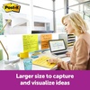 image:imagePostit Super Sticky Big Notes 11 in x 11 in Extra Large Sticky Notes Yellow 1 Pad 30 Sheets Great for Vision Boards Creative Projects Study Spaces Group Brainstorming and More11 in x 11 in  Pack of 6