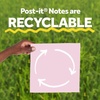 image:imagePostit Super Sticky Big Notes 8 in x 8 in Extra Large Sticky Notes in Fresh Mint 2 Pads 60 Sheets Total Great for Vision Boards Creative Projects Study Spaces Group Brainstorming and MorePink Salt
