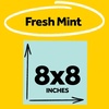 image:imagePostit Super Sticky Big Notes 8 in x 8 in Extra Large Sticky Notes in Fresh Mint 2 Pads 60 Sheets Total Great for Vision Boards Creative Projects Study Spaces Group Brainstorming and MoreFresh Mint