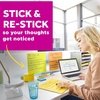 image:imagePostit Super Sticky Big Notes 8 in x 8 in Extra Large Sticky Notes in Fresh Mint 2 Pads 60 Sheets Total Great for Vision Boards Creative Projects Study Spaces Group Brainstorming and MorePapaya Fizz