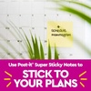 image:imagePostit Super Sticky Dispenser Popup Notes 10 Sticky Note Pads 3 x 3 in 2X the Sticking Power Back to School Supplies for Students Memo Pads for Textbooks Canary Yellow61 x 3