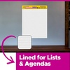 image:imagePostit Super Sticky Easel Pad 30 Sheets Per Pad 36 Pads Large White Lined Premium Self Stick Flip Chart Paper Teacher Anchor Chart Super Sticking Power