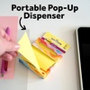image:imagePostit Super Sticky Notestogo PopUp Notes 3 in x 3 in 6 Dispensers with 540 Total Pastel Sticky Notes in Citron Yellow Color Great for School Office Classroom or HomeCitron Yellow