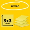 image:imagePostit Super Sticky Notestogo PopUp Notes 3 in x 3 in 6 Dispensers with 540 Total Pastel Sticky Notes in Citron Yellow Color Great for School Office Classroom or HomeCitron Yellow