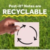 image:imagePostit Super Sticky Notestogo PopUp Notes 3 in x 3 in 6 Dispensers with 540 Total Pastel Sticky Notes in Citron Yellow Color Great for School Office Classroom or HomePink Salt