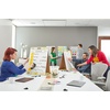 image:imagePostit Super Sticky Portable Tabletop Easel Pad wDry Erase Panel Great for Virtual Teachers and Students 20x23 Inches 20 SheetsPad 2 Pads Builtin Stand 563DE VAD 2PK White