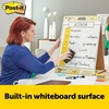 image:imagePostit Super Sticky Portable Tabletop Easel Pad wDry Erase Panel Great for Virtual Teachers and Students 20x23 Inches 20 SheetsPad 2 Pads Builtin Stand 563DE VAD 2PK White