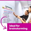image:imagePostit Super Sticky Wall Easel Mounting System 15 in Wide x 325 in Tall x 125 in Deep Smoke Grey 2Pack Great for Virtual Teachers and Students2 Hangers