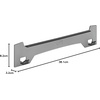 image:imagePostit Super Sticky Wall Easel Mounting System 15 in Wide x 325 in Tall x 125 in Deep Smoke Grey 2Pack Great for Virtual Teachers and Students2 Hangers