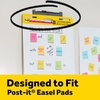 image:imagePostit Super Sticky Wall Easel Mounting System 15 in Wide x 325 in Tall x 125 in Deep Smoke Grey 2Pack Great for Virtual Teachers and Students2 Hangers