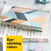 image:imagePostit Tabs 1 in Solid Aqua Yellow Pink Red Green Orange 6Color 36Dispenser 686ALOPRYT04 x 28
