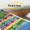 image:imagePostit Tabs 1 in Solid Aqua Yellow Pink Red Green Orange 6Color 36Dispenser 686ALOPRYT04 x 28