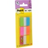 image:imagePostit Tabs 1 in Solid Aqua Yellow Pink Red Green Orange 6Color 36Dispenser 686ALOPRYT04 x 28
