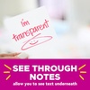 image:imagePostit Transparent Notes 28 in x 28 in Clear Sticky Notes Back to School Supplies Office Products Great for Studying 12 PadsClear Transparent