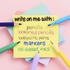 image:imagePostit Transparent Notes 28 in x 28 in Clear Sticky Notes Back to School Supplies Office Products Great for Studying 12 PadsPastel Transparent