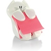 image:imagePostit Dispenser Sticky Note Holder White Cat Design Includes 45 PopUp Sheets of 3 in x 3 in Pink Sticky Notes Holder for Desk Classroom or Office SuppliesCat Dispenser