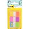 image:imagePostit Flags 094 in x 17 in One Dispenser with 20Count Sticky Tabs in Alternating Colors 60 Flags Total Removable Page Markers for Books Planners Calendars and Other Paper TypesPack of 1