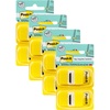 image:imagePostit Flags 1 in x 17 in Twelve Dispensers with 50Count Yellow Sticky Tabs Per Dispenser 600 Flags TotalRemovable Page Markers for Textbooks Notebooks Planners and Study Materials51 x 31 Pack of 4