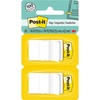 image:imagePostit Flags 50Dispenser 2 DispensersPack 1 in Wide Green 680GN2White