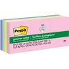 image:imagePostit Greener Notes 138inch178inch 12 Pads Americas 1 Favorite Sticky Notes Sweet Sprinkles Pastel Colors Pink Blue Mint Yellow Clean Removal 100 Recycled Material 653RPA