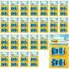 image:imagePostit Message Flags Initial Here 1 in x 17 in Two Dispensers with 50 Count Blue Sticky Tabs Per Dispenser 100 Flags Total24 Pack