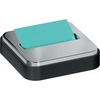 image:imagePostit Note Dispenser with Postit Popup Notes Black Base with Steel Top 1 Aqua Splash 3 in x 3 in Super Sticky Note Pad Classroom or Office Supplies12 x 43 Pack of 6