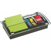 image:imagePostit Note and Flag Dispenser Sticky Note Holder Black Base with Clear Top Includes 1 Sticky Note Pad and 2 Pads of Flags Classroom or Office Supplies162 x 106 Pack of 6