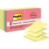image:imagePostit Popup Notes 14 Sticky Note Pads 3 x 3 in School Supplies Office Products Accordion Sticky Notes Work with PopUp Note Dispenser Assorted ColorsCanary Yellow and Assorted Neon Colors