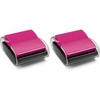 image:imagePostit Popup Notes Dispenser 3x3 in Black Base Clear Top Pack Includes Dispenser and a 45Sheet Pad of Popup Notes WD330BK2