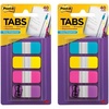 image:imagePostit Sticky Tabs 625 in x 15 in 4 Pads of Book Tabs in Assorted Bright Colors for Bookmarking Annotating Reading and Reminders Pink Purple Yellow and Blue Colors 40 Total Count04 x 28 Pack of 2