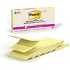 image:imagePostit Super Sticky 100 Recycled Popup Notes 6 Sticky Note Pads 3 x 3 in 2X the Sticking Power School Supplies and Oce Products Use with Postit Note Dispensers Canary YellowCanary Yellow