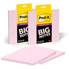 image:imagePostit Super Sticky Big Notes 8 in x 8 in Extra Large Sticky Notes in Fresh Mint 2 Pads 60 Sheets Total Great for Vision Boards Creative Projects Study Spaces Group Brainstorming and MorePink Salt
