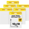 image:imagePostit Super Sticky Mini Easel Pad 15 x 18 Inches 20 Sheets Per Pad 6 Pads Small White Premium Self Stick Flip Chart Paper6 Pads