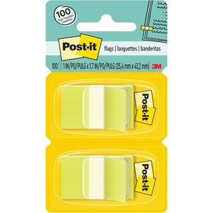 image:imagePostit Flags 50Dispenser 2 DispensersPack 1 in Wide Green 680GN2Bright Green