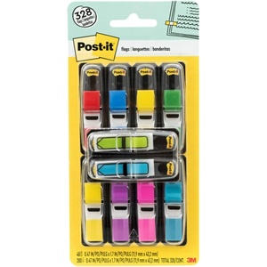 image:imagePostit Flags Value Pack 35Dispenser 8 DispensersPack 47 in Wide Assorted Colors Includes 48 Free Arrow Flags 683VAD112 in X 112 in