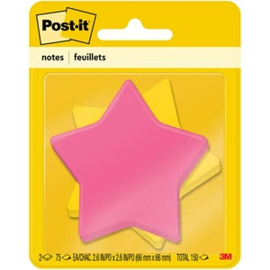 image:imagePostit Notes Apple Shape Assorted Colors 26x26 in 2 Pads 75 SheetsPad 7350APL08 x 39