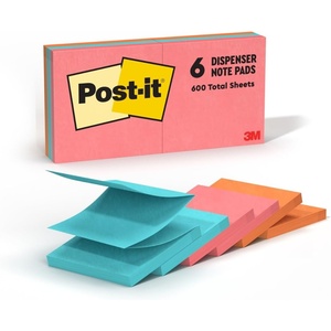 image:imagePostit Popup Notes 6 Sticky Note Pads 3 x 3 in School Supplies Office Products Accordion Sticky Notes Work with PopUp Note Dispenser Poptimistic Collection3 x 3 in