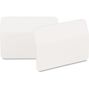 image:imagePostit Sticky Tabs 2 in x 15 in 4 Pads of Book Tabs in Assorted Bright Colors for Bookmarking Annotating Reading and Reminders Yellow Pink Orange and Green 24 Total CountWhite