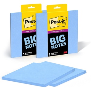 image:imagePostit Super Sticky Big Notes 8 in x 8 in Extra Large Sticky Notes in Fresh Mint 2 Pads 60 Sheets Total Great for Vision Boards Creative Projects Study Spaces Group Brainstorming and MoreWashed Denim