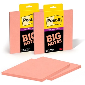 image:imagePostit Super Sticky Big Notes 8 in x 8 in Extra Large Sticky Notes in Fresh Mint 2 Pads 60 Sheets Total Great for Vision Boards Creative Projects Study Spaces Group Brainstorming and MorePapaya Fizz