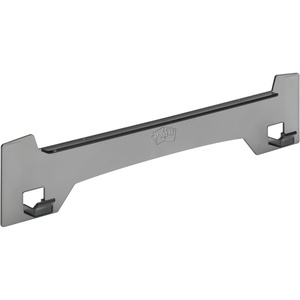 image:imagePostit Super Sticky Wall Easel Mounting System 15 in Wide x 325 in Tall x 125 in Deep Smoke Grey 2Pack Great for Virtual Teachers and Students2 Hangers